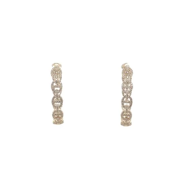 Lady's Natural Diamond Earrings 14 Karat Yellow Gold ED1801-303 - Brax jewelers Brax Jewelers Newport Beach, CA