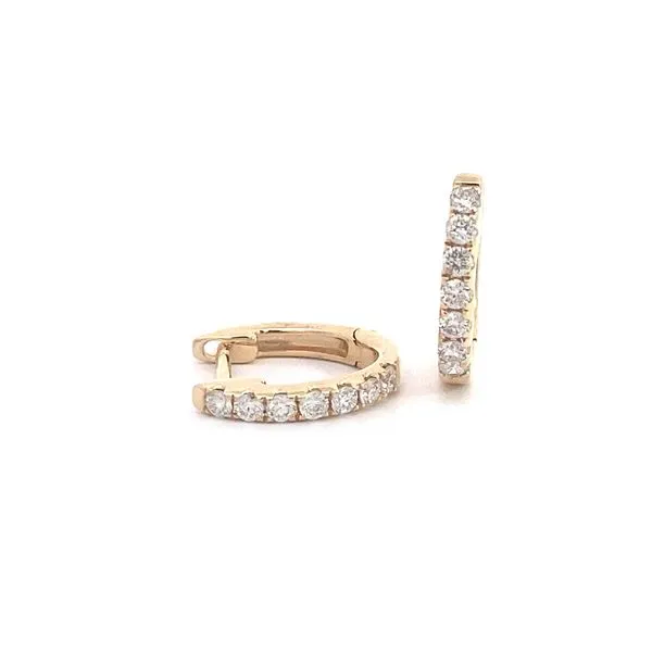 Lady's Natural Diamond Earrings 14 Karat Yellow Gold ED1344B-348 - Brax jewelers Brax Jewelers Newport Beach, CA