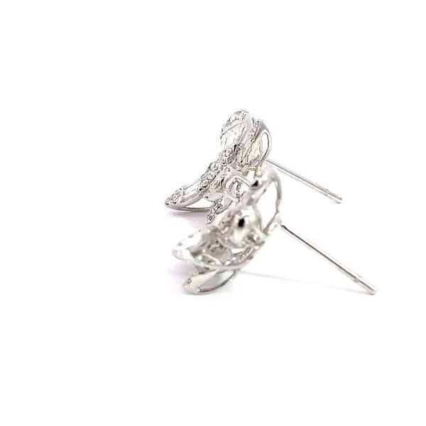 Lady's Natural Diamond Earrings 14 Karat White Gold 54750 - Brax jewelers Image 3 Brax Jewelers Newport Beach, CA