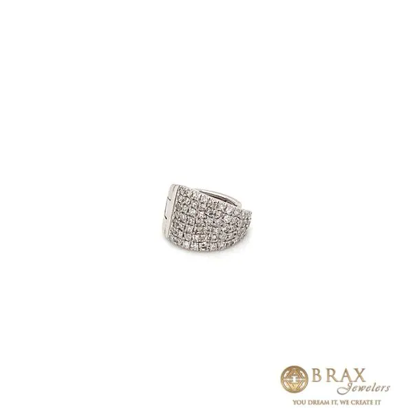 Lady's Natural Diamond Earrings 14 Karat White Gold ED1936-315 - Brax jewelers Brax Jewelers Newport Beach, CA