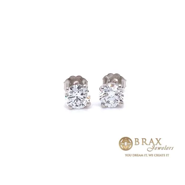14K White Gold 1.75Ct Lab Diamond Earrings Brax Jewelers Newport Beach, CA