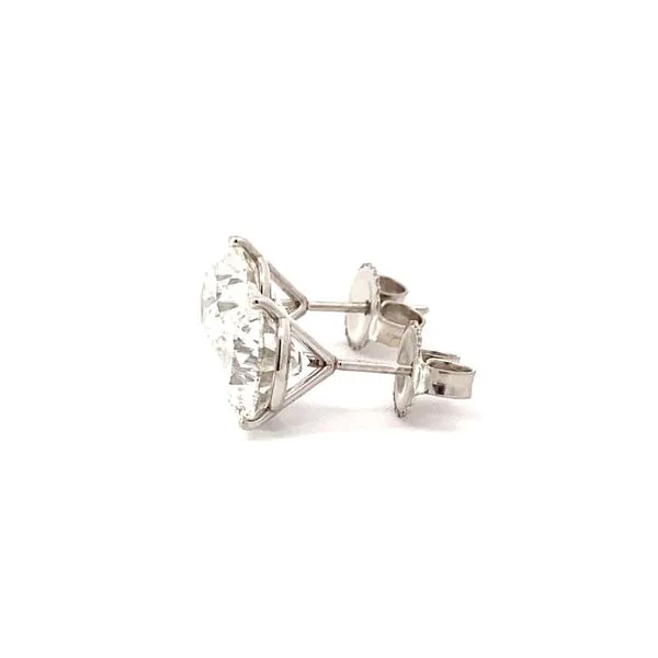 5.05 Lab Grown Diamond Earrings 14 Karat White Gold LGD-MRTRD500WGW3 - Brax jewelers Image 2 Brax Jewelers Newport Beach, CA