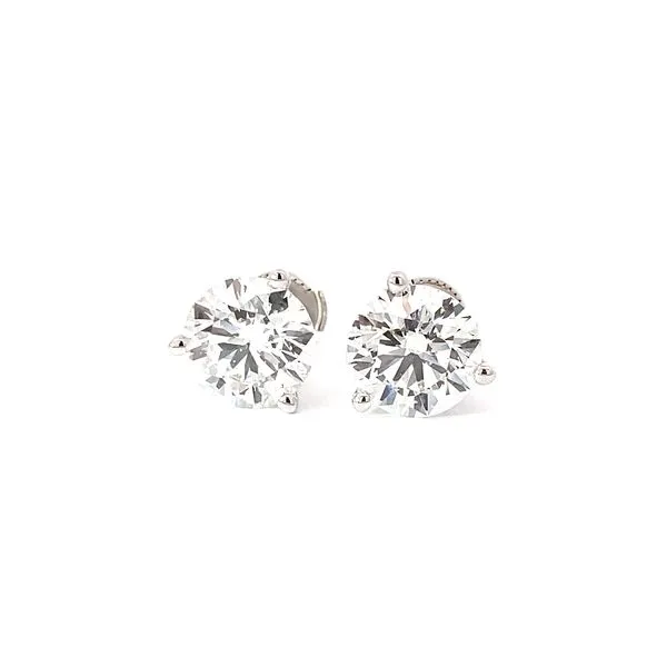 6.29 Lab Grown Diamond Earrings 14 Karat White Gold LGTXE07067R600GW63 - Brax jewelers Brax Jewelers Newport Beach, CA