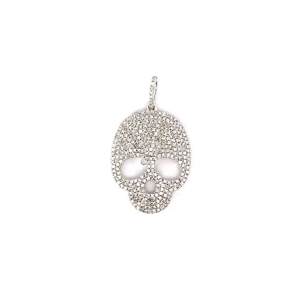 Diamond Pendant in 14 Karat White Gold with 1.30TW Round Diamonds - Brax Jewelers Brax Jewelers Newport Beach, CA
