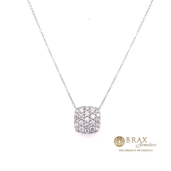 Lady's Diamond Necklaces 14 Karat White Gold SC22004399 - Brax jewelers Brax Jewelers Newport Beach, CA