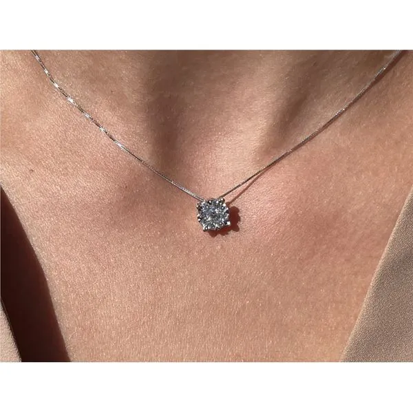 Diamond Necklace Image 4 Brax Jewelers Newport Beach, CA