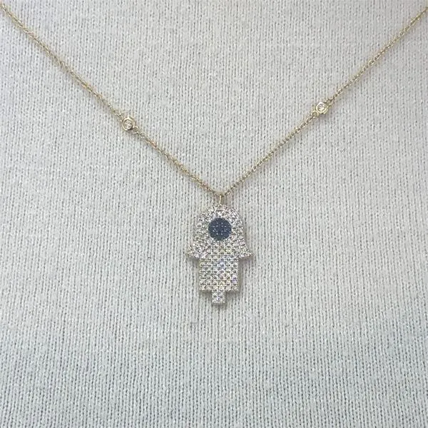 Lady's Diamond Necklaces 14 Karat Yellow Gold ND2368-302 - Brax jewelers Image 2 Brax Jewelers Newport Beach, CA
