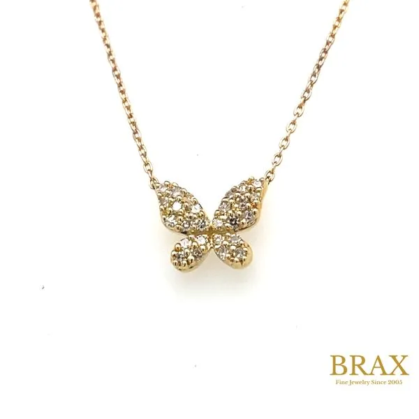 Lady's Diamond Necklaces 10 Karat Yellow Gold 641A8TSPDYG - Brax jewelers Brax Jewelers Newport Beach, CA