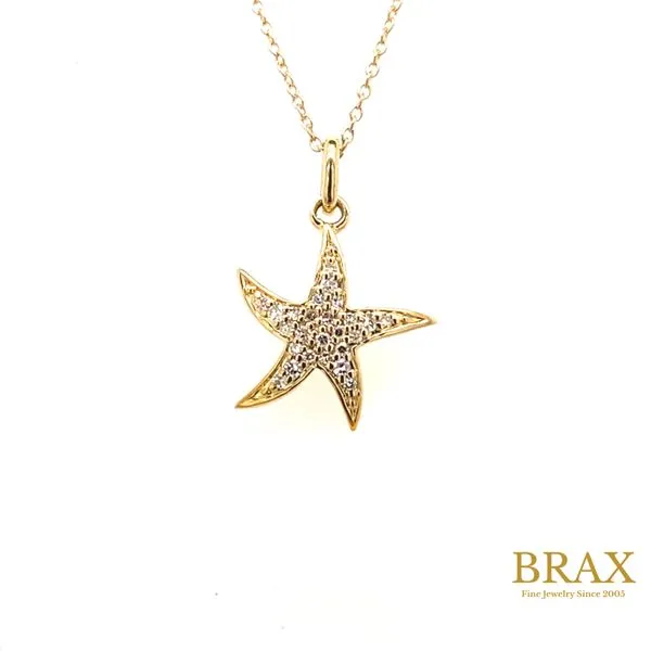 Lady's Diamond Necklaces 10 Karat White Gold 649H8TSPDYG - Brax jewelers Brax Jewelers Newport Beach, CA