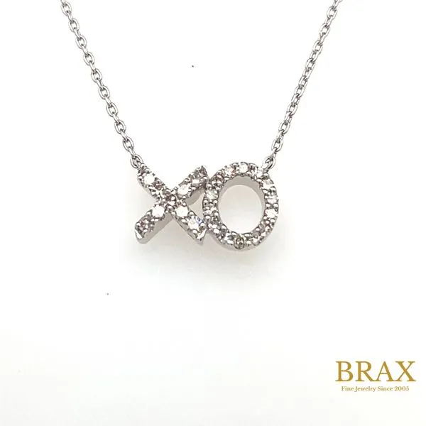Lady's Diamond Necklaces 10 Karat White Gold 645D8TSPDWG - Brax jewelers Brax Jewelers Newport Beach, CA