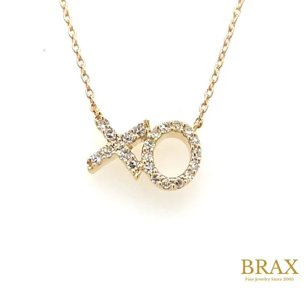 Lady's Diamond Necklaces 10 Karat Yellow Gold 645D8TSPDYG - Brax jewelers Brax Jewelers Newport Beach, CA