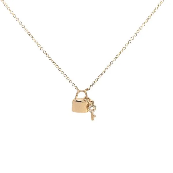 Lady's Diamond Necklaces 14 Karat Yellow Gold SC55024796 - Brax jewelers Brax Jewelers Newport Beach, CA