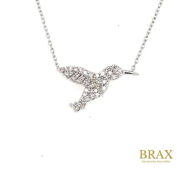 Lady's Diamond Necklaces 10 Karat White Gold 645L8TSPDWG - Brax jewelers Brax Jewelers Newport Beach, CA
