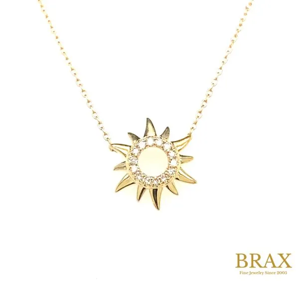 Lady's Diamond Necklaces 10 Karat Yellow Gold 646E9TSPDYG - Brax jewelers Brax Jewelers Newport Beach, CA
