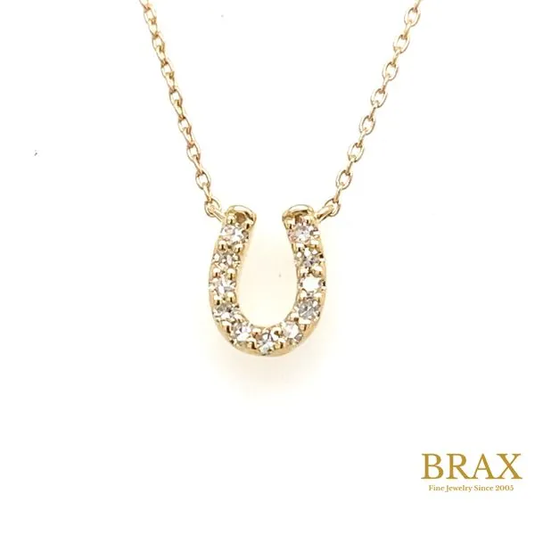 Lady's Diamond Necklaces 10 Karat Yellow Gold 647B8TSPDYG - Brax jewelers Brax Jewelers Newport Beach, CA