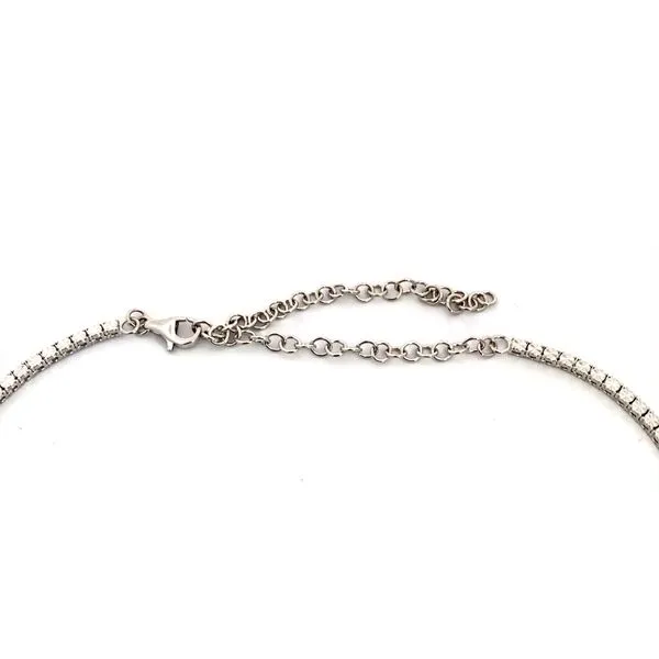 Lady's 14 Karat White Gold Diamond Tennis Necklace With 2.49Tw Round Diamonds SC55005140V7 - Brax jewelers Image 2 Brax Jewelers Newport Beach, CA