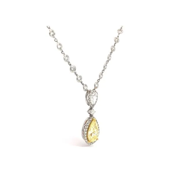 Diamond Necklace Image 3 Brax Jewelers Newport Beach, CA