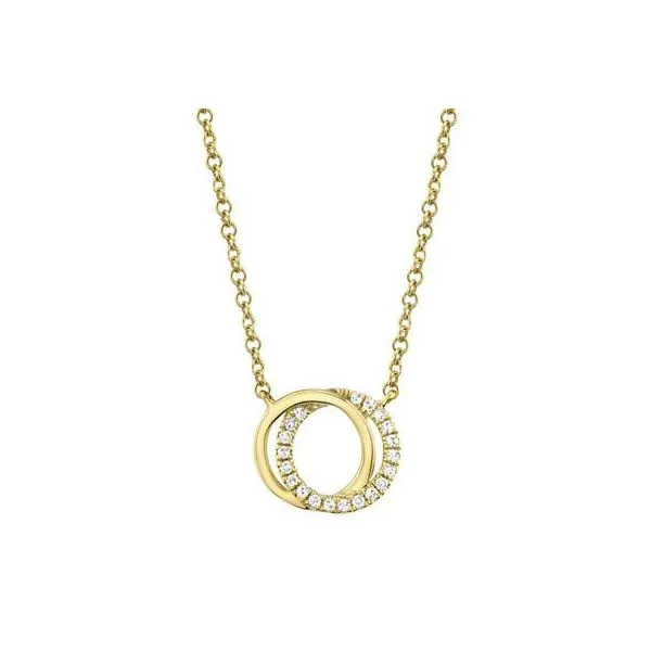Lady's Love Knot Diamond Necklaces 14 Karat Yellow Gold SC55009638 - Brax jewelers Brax Jewelers Newport Beach, CA