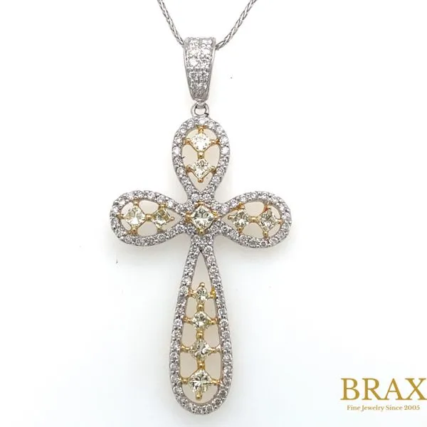 Lady's Diamond Necklaces 18 Karat Two-Tone Gold  - Brax jewelers Brax Jewelers Newport Beach, CA