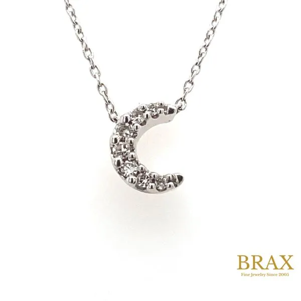 Lady's Diamond Necklaces 10 Karat White Gold 642A9TSPDWG - Brax jewelers Brax Jewelers Newport Beach, CA