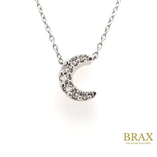 Lady's Diamond Necklaces 10 Karat White Gold 642A9TSPDWG - Brax jewelers Brax Jewelers Newport Beach, CA
