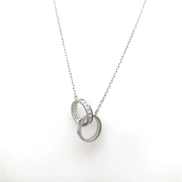 Lady's Diamond Necklaces 18 Karat White Gold N83811 - Brax jewelers Brax Jewelers Newport Beach, CA
