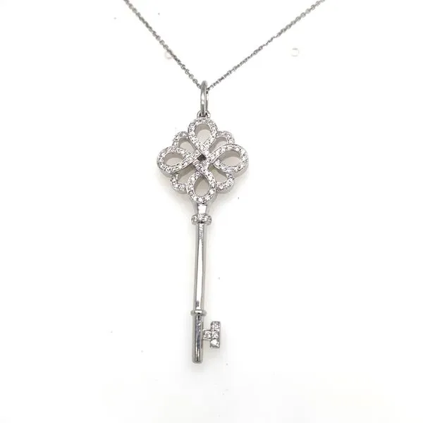 Diamond Necklaces 14 Karat White Gold N76403 - Brax jewelers Brax Jewelers Newport Beach, CA