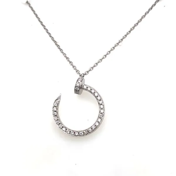 Diamond Necklaces 18 Karat White Gold N77110 - Brax jewelers Brax Jewelers Newport Beach, CA