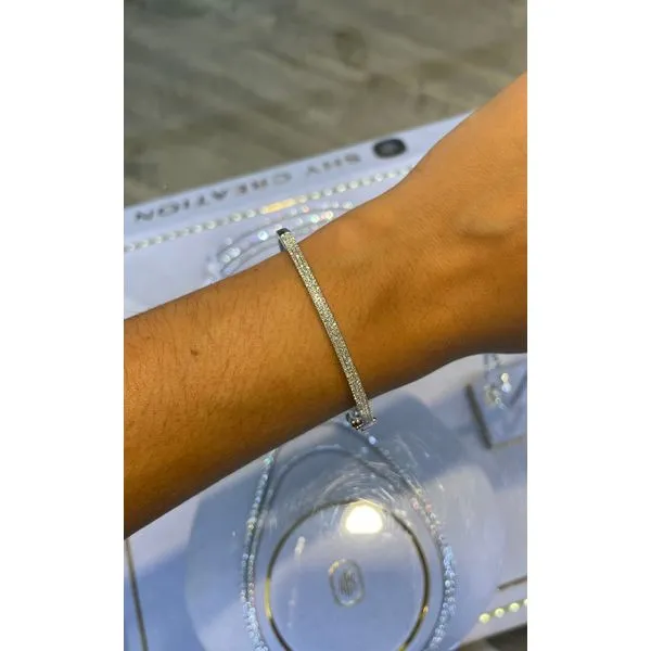Lady's 14 Karat Yellow Gold Bangle with 0.71ctw Round Natural Diamonds, Serial Number S1039174 - Brax Jewelers Image 5 Brax Jewelers Newport Beach, CA