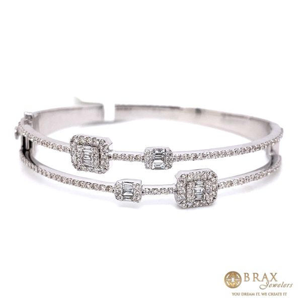 18K White Gold Diamond Bracelet Brax Jewelers Newport Beach, CA