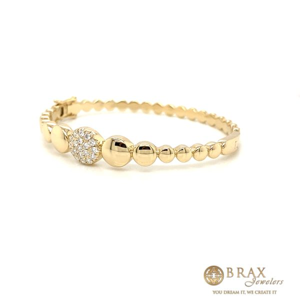 14 Karat Yellow Gold Bracelet with 0.52Tw Round Diamonds, Style Number SC55024814ZS - Brax Jewelers Image 2 Brax Jewelers Newport Beach, CA