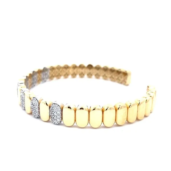18 Karat Yellow Gold Bracelet with 0.85Tw Round Diamonds - Brax Jewelers Image 2 Brax Jewelers Newport Beach, CA