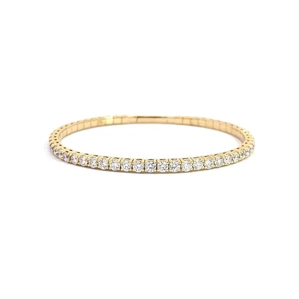 18 Karat Yellow Gold Bracelet with 5.20Tw Round Diamonds - Brax Jewelers Brax Jewelers Newport Beach, CA