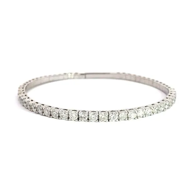 14 Karat White Gold Diamond Bracelet with 3.00Tw Round Diamonds,  Brax Jewelers Brax Jewelers Newport Beach, CA