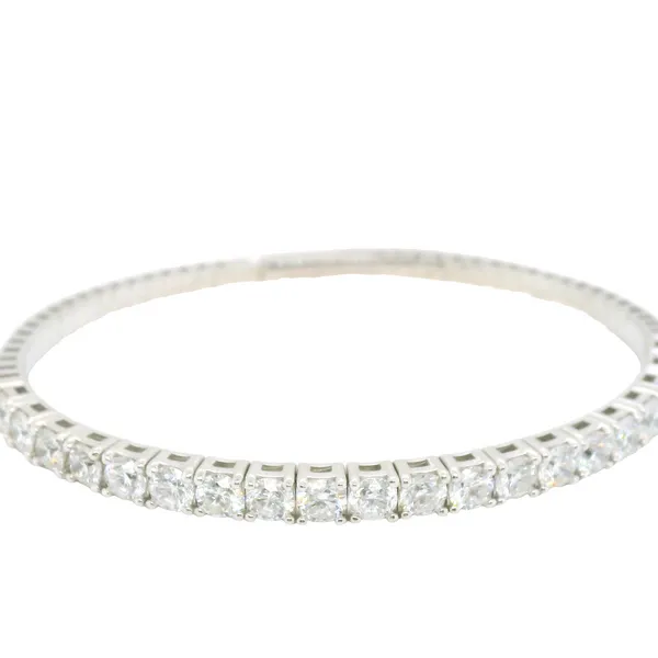 18 Karat White Gold Diamond Bracelet With 5.30Tw Round Diamonds - Brax Jewelers Brax Jewelers Newport Beach, CA