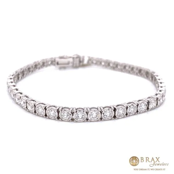 14 Karat Tennis Bracelet with 3.00Tw Round F/G SI1-VS2 Diamonds, Style Number SC55002950 - Brax Jewelers Brax Jewelers Newport Beach, CA