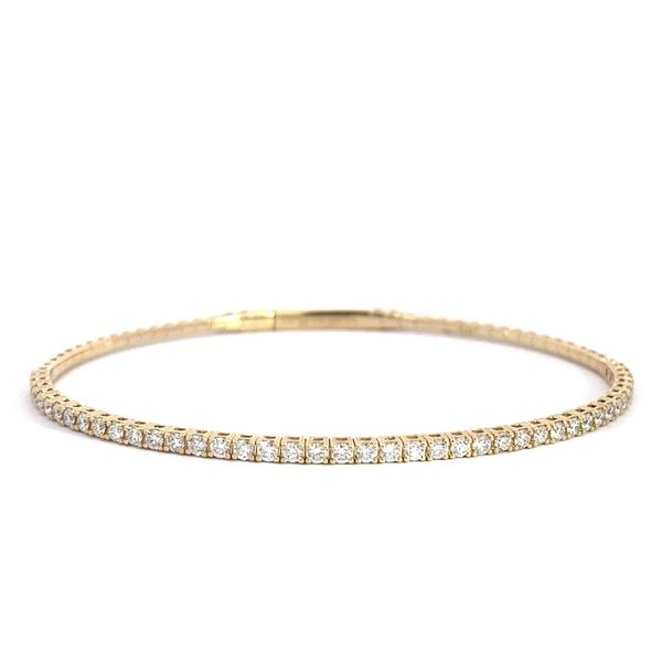 Lady's 14 Karat Yellow Gold Bangle 6.75 Brax Jewelers Newport Beach, CA