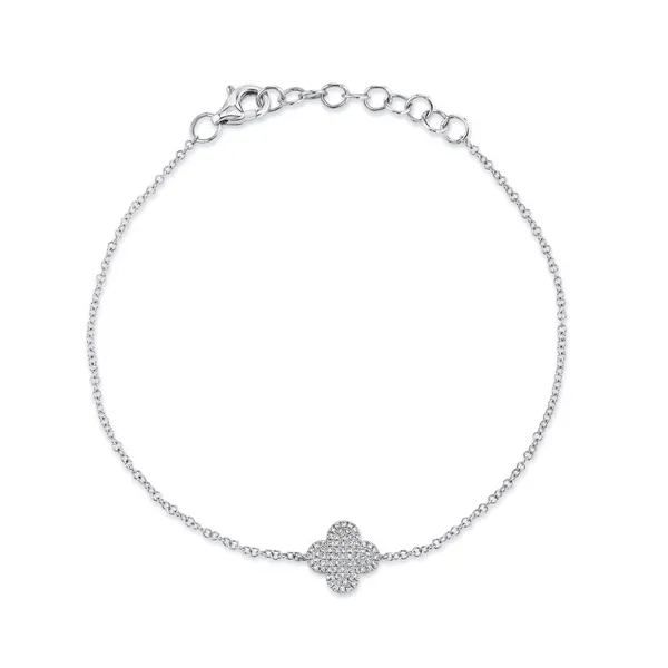 Lady's 14 Karat White Gold Bracelet with 0.16Tw Round Diamonds - Style SC55020613 - Brax Jewelers Brax Jewelers Newport Beach, CA