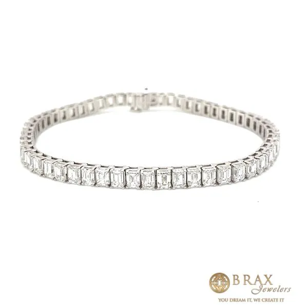 11.95 Lab Grown Diamond Bracelets 14 Karat White Gold LGD-JOB407-GWCVD4 - Brax jewelers Brax Jewelers Newport Beach, CA