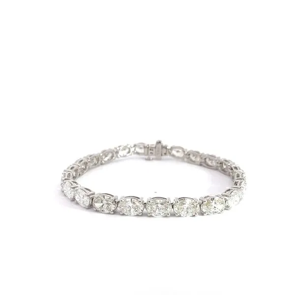16.33  Diamond tennis  Bracelets 14 Karat White Gold LGD-JOB5574ST-GW60 - Brax jewelers Brax Jewelers Newport Beach, CA