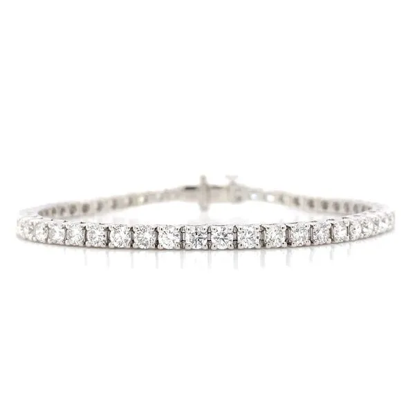 5.00Tw Tennis Lab Grown Diamond Bracelet Set In 14 Karat White Gold Brax Jewelers Newport Beach, CA