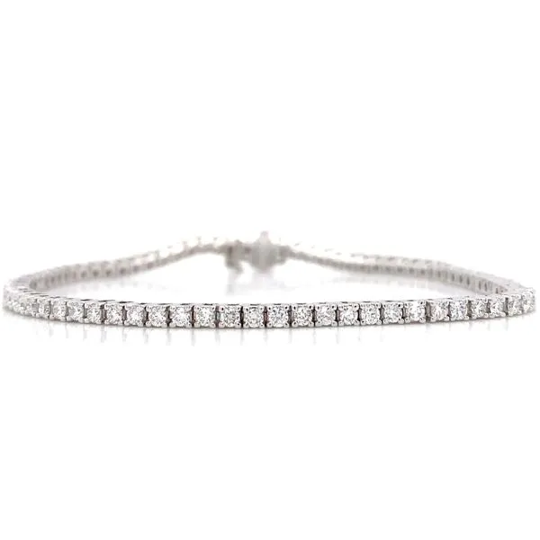 2.00Tw Tennis Lab Grown Diamond Bracelet Set In14 Karat White Gold Brax Jewelers Newport Beach, CA