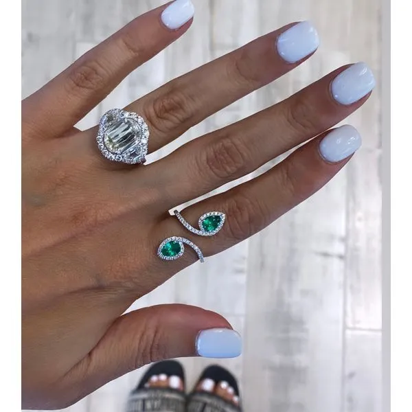 Emerald Fashion Ring Image 5 Brax Jewelers Newport Beach, CA