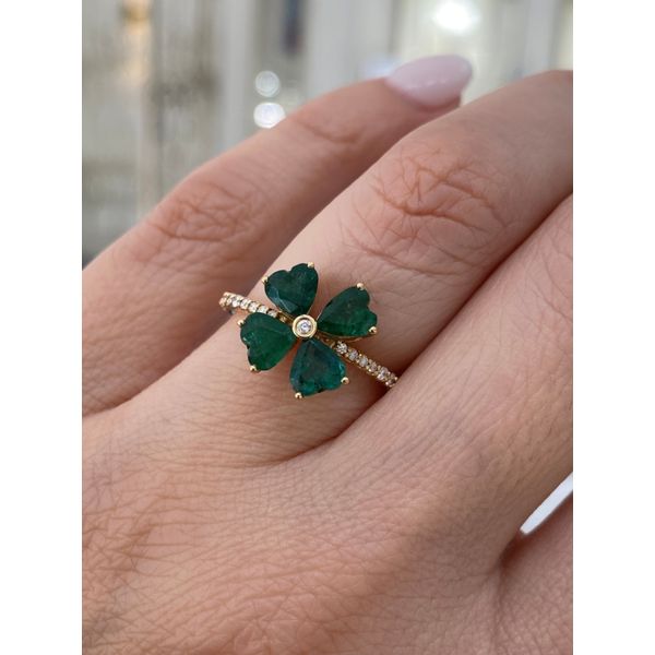 0.17 Lady's Colored Stone Rings - Women's 14 Karat Yellow Gold LD8002-301 - Brax jewelers Image 4 Brax Jewelers Newport Beach, CA
