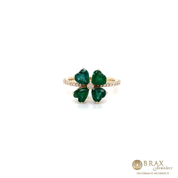 0.17 Lady's Colored Stone Rings - Women's 14 Karat Yellow Gold LD8002-301 - Brax jewelers Brax Jewelers Newport Beach, CA