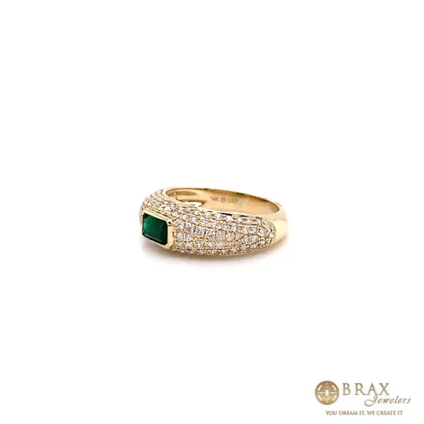 1.19 Lady's Colored Stone Rings - Women's 14 Karat White Gold LD8137-303 - Brax jewelers Image 2 Brax Jewelers Newport Beach, CA