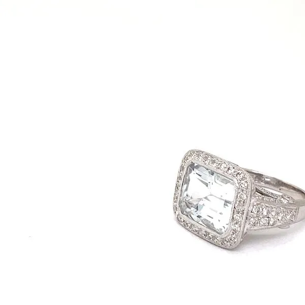 Colored Stone Rings - Women's 18 Karat White Gold  - Brax jewelers Image 2 Brax Jewelers Newport Beach, CA