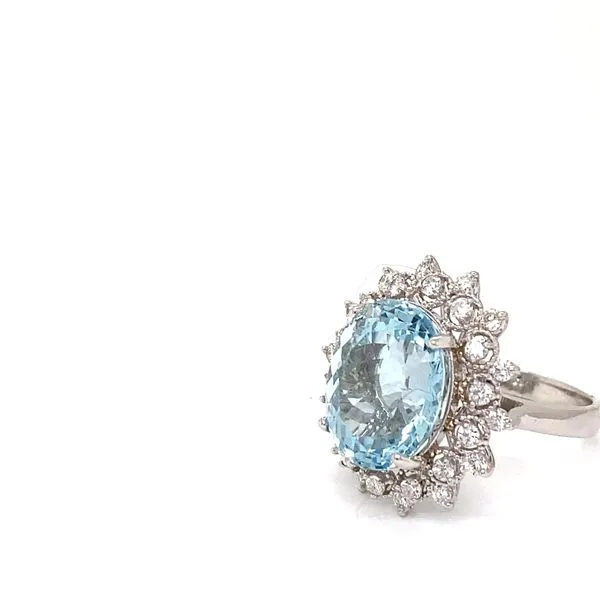 Colored Stone Rings - Women's 14 Karat White Gold  - Brax jewelers Image 2 Brax Jewelers Newport Beach, CA