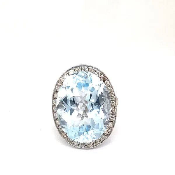 Colored Stone Rings - Women's 14 Karat White Gold  - Brax jewelers Image 5 Brax Jewelers Newport Beach, CA