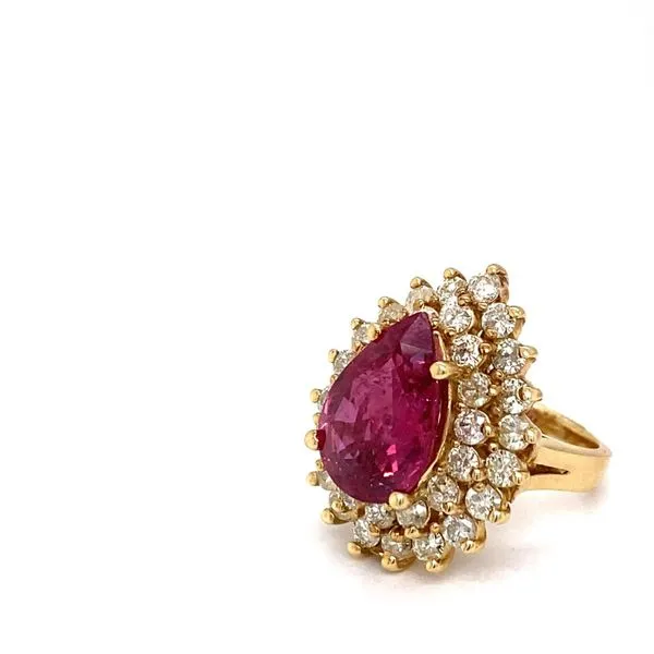 Lady's Colored Stone Ring - Women's 14 Karat Yellow Gold  - Brax jewelers Image 2 Brax Jewelers Newport Beach, CA